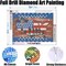 4th of July Diamond Art Kits for Adults, Army American Flag Diamond Art Painting Kits Patriotic Beginner Arts Full Round Drill Crafts Home Wall Decor Gifts 12x16 inch